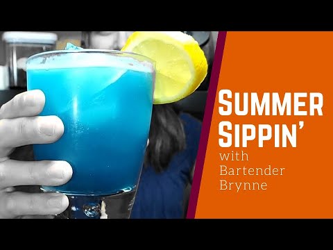 RASPBERRY BLUE LAGOON COCKTAIL RECIPE - Refreshing Summer Cocktail [Mixology 101]