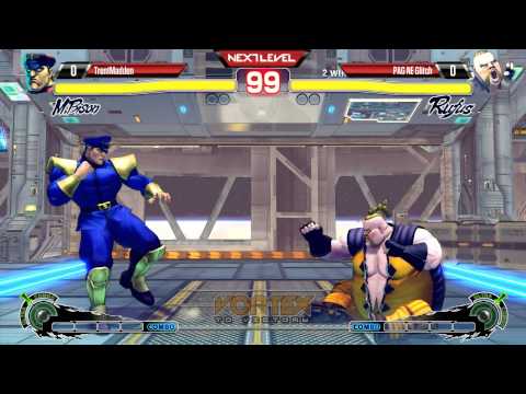 USF4 @ Vortex to Victory - TrentMadden (Balrog) vs PAG NE Glitch (Rufus) [720p/60fps]