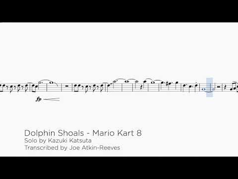 Dolphin Shoals - Mario Kart 8 (Alto Saxophone Solo Sheet Music)