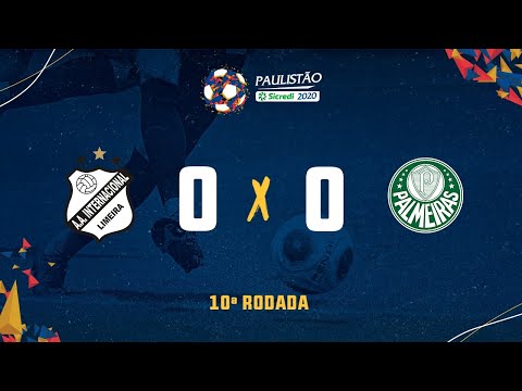 Inter de Limeira 0 x 0 Palmeiras- 10ª rodada do Paulistão Sicredi 2020
