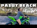 PASUT BEACH RIDING TO THE INSTAGRAMABLE BEACH WITH A NINJA