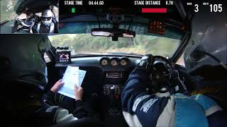 On board our Datsun 240z up Mt Buller for Targa High Country 2022