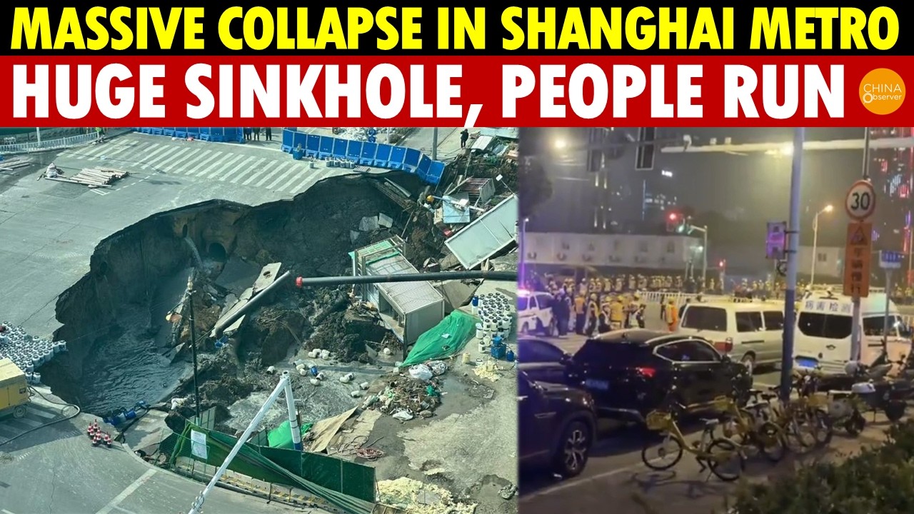 Massive Collapse in Shanghai Metro, Deadly Accidents Surge Across China Before New Year