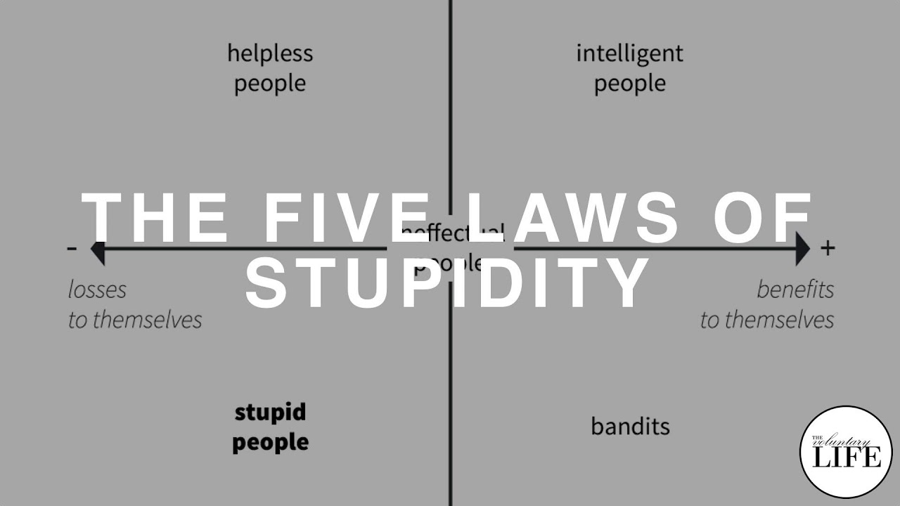 294 The Five Laws Of Stupidity