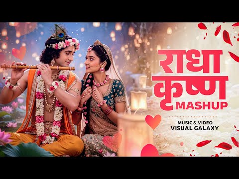 Radha Krishna Mashup 2025 🦚 | Visual Galaxy | Nonstop Krishna Songs | Krishna Janmashtami 2025