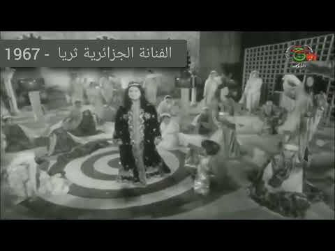 Algerian caftan in 1967 by artist thouraya from constantine in national television