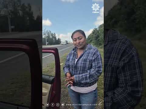 Problema para uno, oportunidad para otros. Aprovechan el bloqueo en Altamira para vender tamales