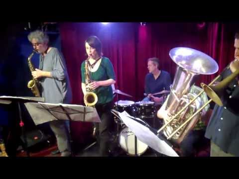 Ingrid Laubrock Quintet @ Cornelia Street Café 4-14-14 1/2