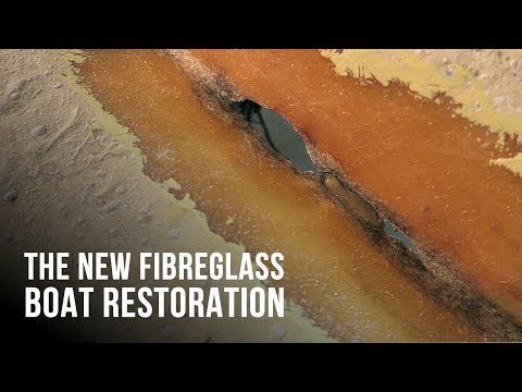 How to Fix a Crack or, Hole in a Fibreglass Boat - The NEW Fibreglass Boat Restoration Project!