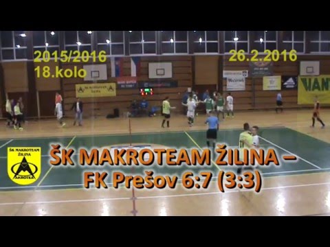 ŠK Makroteam Žilina - FK Prešov 6:7 (3:3)