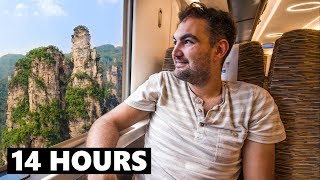 Chinese Bullet Train Or Slow Train? 14 Hour Travel Day To Avatar Mountains!! (China Vlog 2019 高速火车)