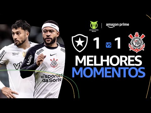 BOTAFOGO 1 x 1 CORINTHIANS | MELHORES MOMENTOS | CAMPEONATO BRASILEIRO 2025