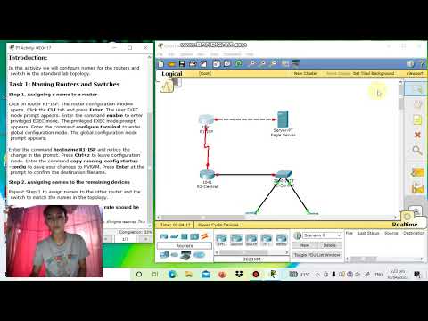 Activity 11.2.1: Configuring Hostnames on Routers and Switches