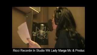 Melissa Ricci First Studio Recording Session Wit Lady Marga Mc & Producer Gess {part 2}