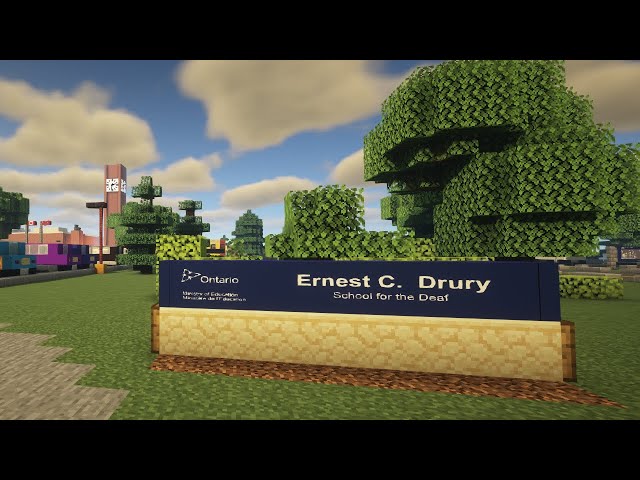 Edcr Minecraft ECD School for the Deaf Minecraft Recreate Minecraft Map