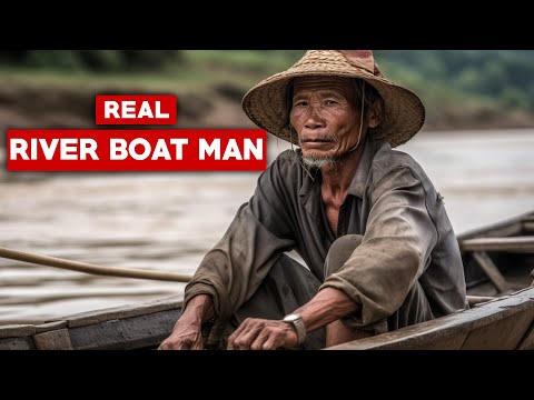 Day in the life of a Mekong River Boat Man! (CRAZY ADVENTURE!)