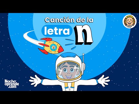 Canción de la LETRA n | CANCIONES Infantiles | Nacho Aprende #cancionesinfantiles #videosparaniños