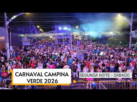 Carnaval de Campina Verde reúne grande público no sábado à noite