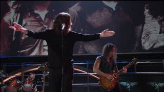 Metallica and Ozzy Osbourne During Rock and Roll Hall of Fame Induction &quot; Iron Man / Paranoid &quot;