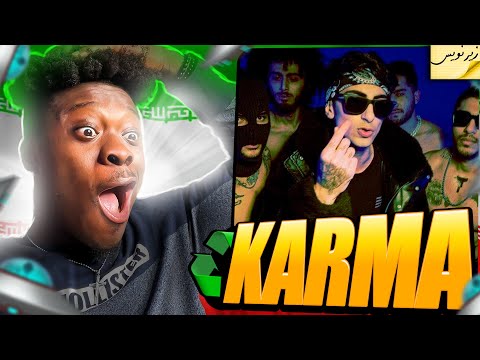 Karma - FamousHaji 🇮🇷🔥 زیرنویس REACTION