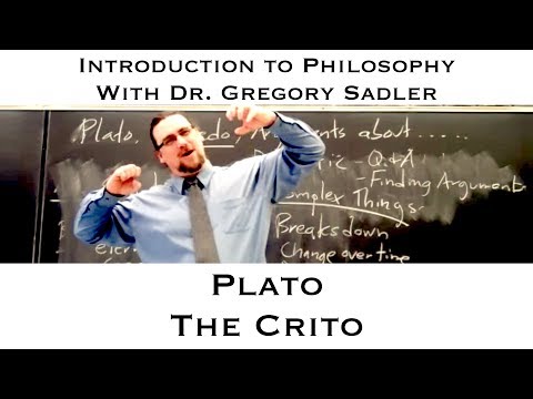 Plato's dialogue, the Crito - Introduction to Philosophy
