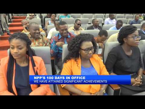 VICE PRESIDENT, DR. BAWUMIA ON NPP GOV'T 100DAYS IN OFFICE_AKM