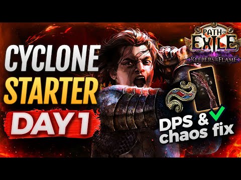 [PoE 3.27]  Shockwave CYCLONE Slayer - Grafts + Day 1 Tree - League Starter Build in Path of Exile
