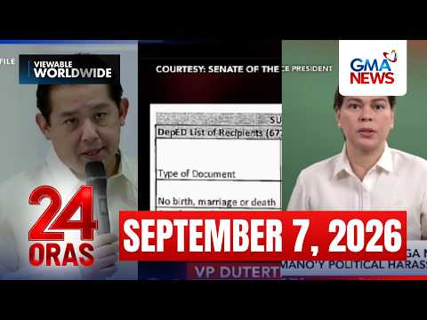 24 Oras Express: SEPTEMBER 07, 2026 [HD]