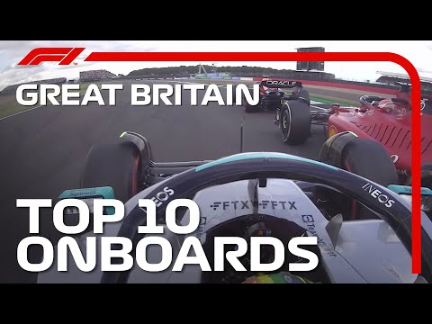 F1第10戦イギリスGP（シルバーストン）決勝レースのTOP10オンボード動画