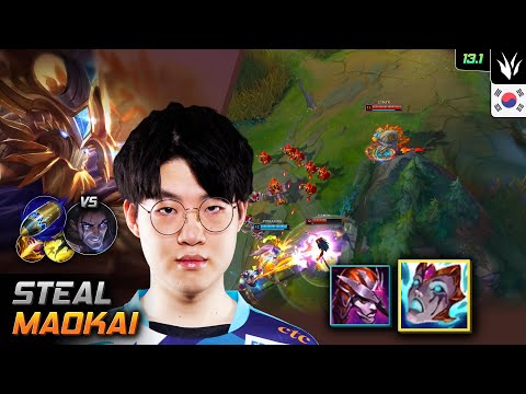 Steal Jungle Maokai Build Liandry's Anguish First Strike - LOL KR 13.1