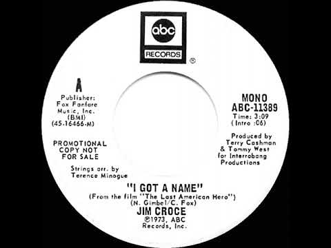 1973 Jim Croce - I Got A Name (mono radio promo 45)