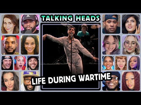 Talking Heads - Life During Wartime (live)  Reaction Compilation