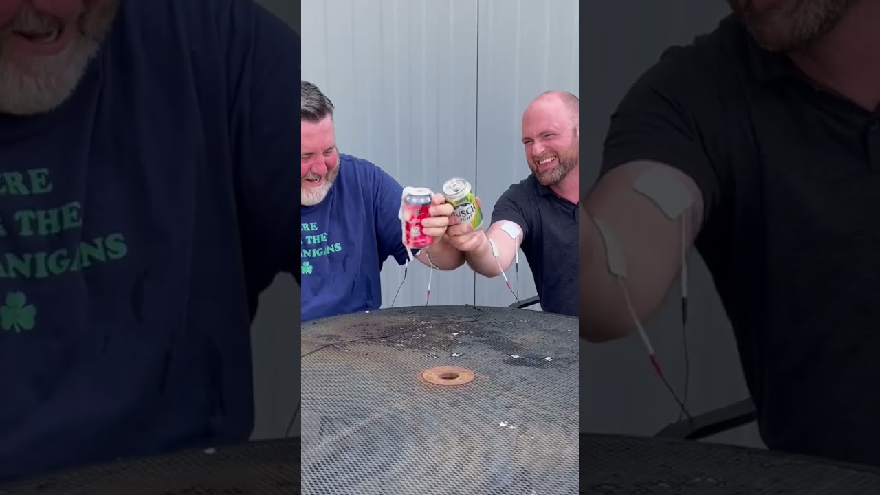 Tens Unit Beer Drinking Challenge ⚡️🍻