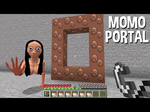 WHAT if TRY LIGHT this MOMO PORTAL in Minecraft ???