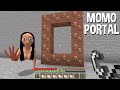 WHAT if TRY LIGHT this MOMO PORTAL in Minecraft ???