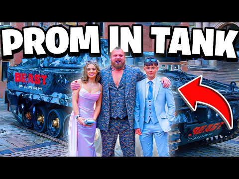 Going To PROM In A TANK | Ft. Eddie Hall