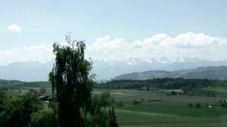 preview picture of video 'Samsung HMX-U10 Time Lapse from window Bernese Alps Switzerland'