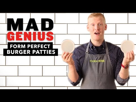 How to Form Perfect Burger Patties | Mad Genius Tips |...