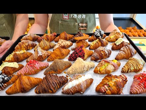 Amazing! How to make 29 kinds of various mini croissants - Korean food