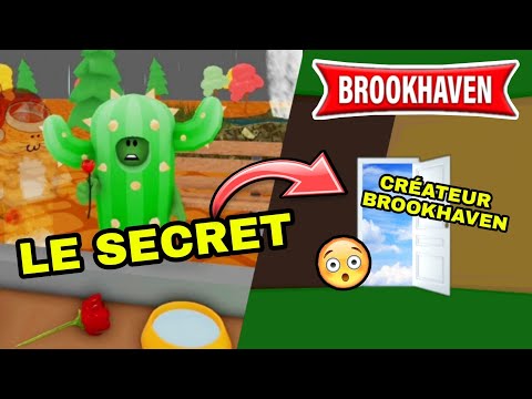 CACTUS ET LE SECRET DU CRÉATEUR DE BROOKHAVEN (WOW) ! ROBLOX - BROOKHAVEN RP
