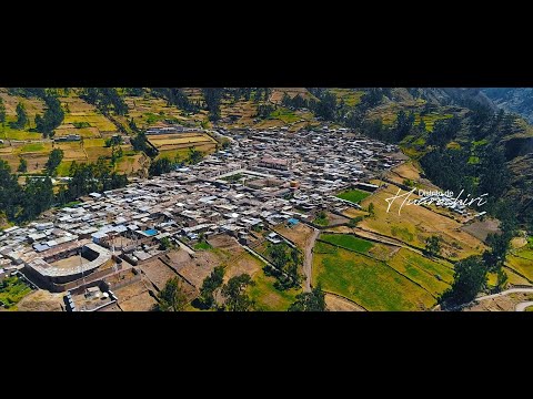 Panorama reel del distrito de Huarochirí - Lima - Perú 4k