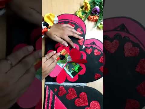 Heart scrapbook album | Scrapbook for bf | Birthday giftidea | Sasmita Handmades #shorts #diy #craft