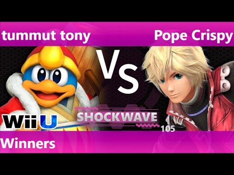 SW 105 - tummut tony (DDD, Duck Hunt) vs Pope Crispy (Shulk) Winners - Smash 4