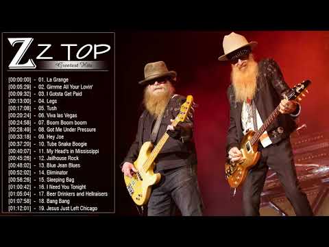 ZZ Top Greatest Hits  - Best Songs Of ZZ Top - Top 20 Rock Songs Ever