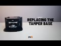 Replacing tamper base thumbnail