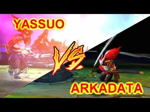 YASSUO vs ARKADATA Best Yasuo Montage - Outplays Compilation | League of Legends