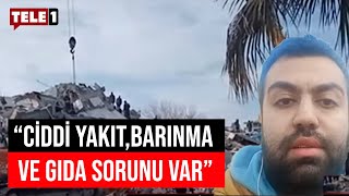 Adıyaman'da TELE1 ekibi son durumu bildirdi: Hala yiyecek yemek yok