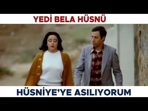 Yedi Bela Hüsnü Türk Filmi | Hüsnü, Hüsniye'nin peşinden ayrılmıyor! Kemal Sunal Filmleri