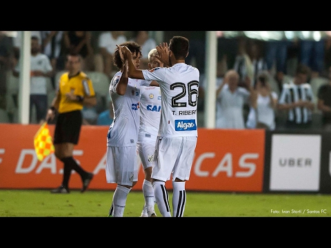 Melhores Momentos - Gols de Santos 6 x 2 Linense - Campeonato Paulista (03/02/17)