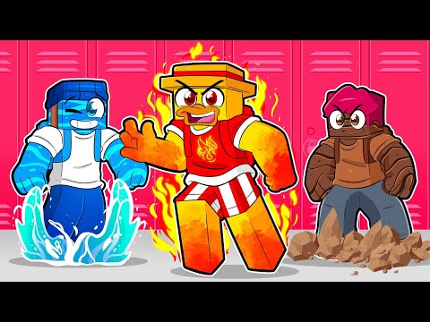 ESCOLA DE ELEMENTOS NO MINECRAFT